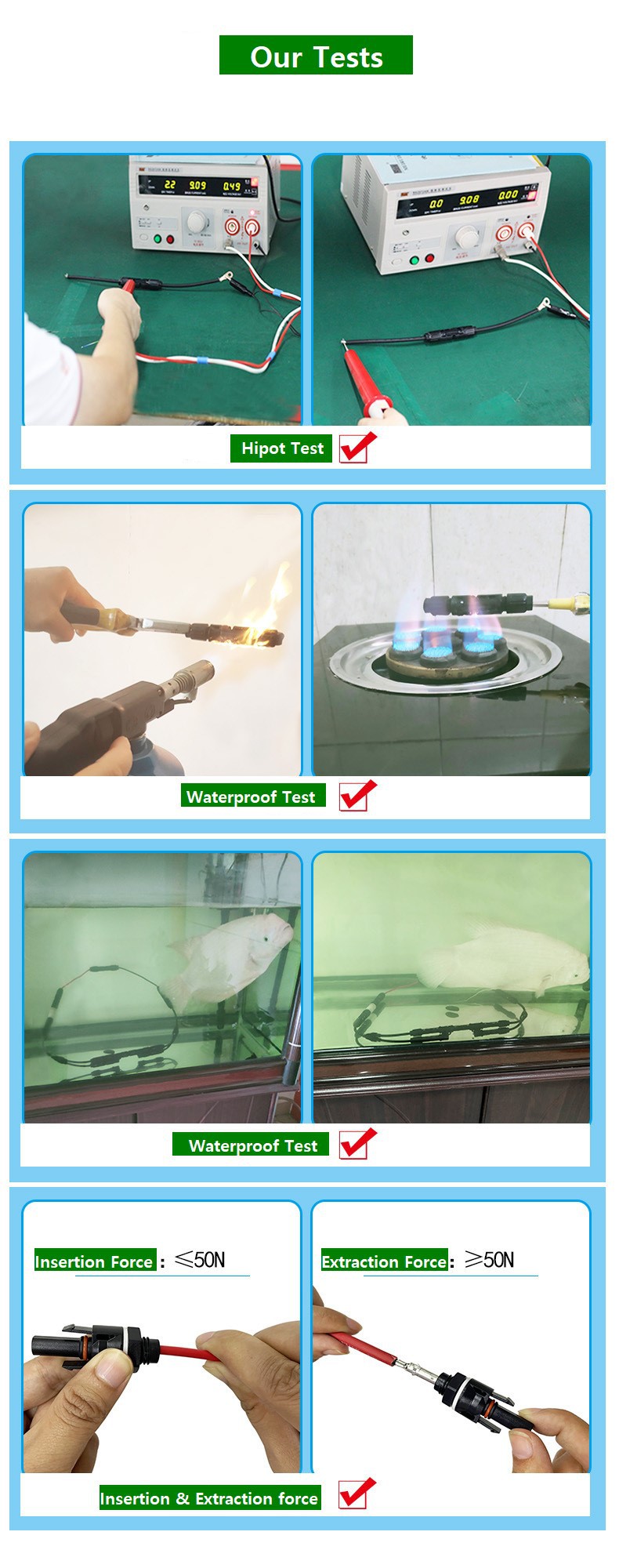 solar charging cable