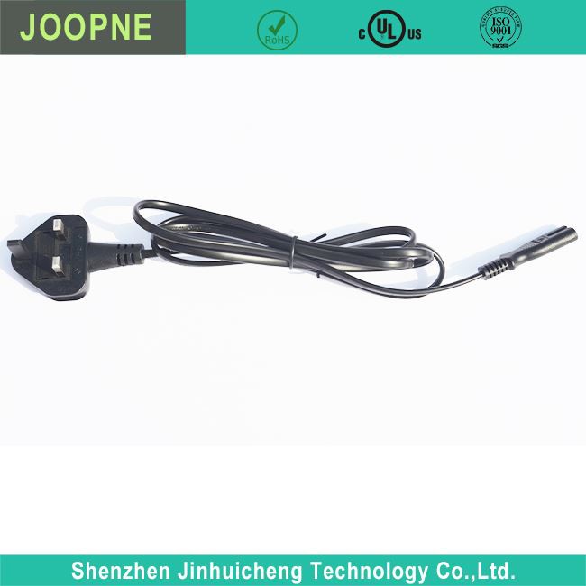 British Standard Two Prong Figure Eight Tail Fused Cable