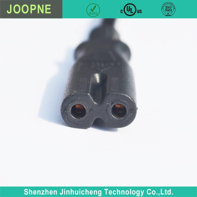 British Standard Two Prong Figure Eight Tail Fused Cable