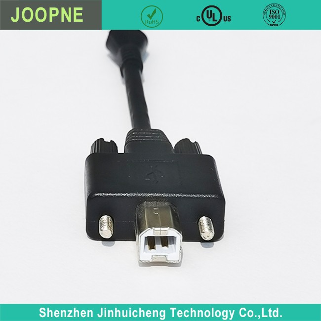USB-B Data Power Cable For Printer