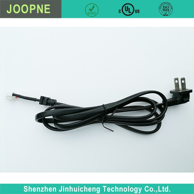 US Two Prong Elbow Power Cord